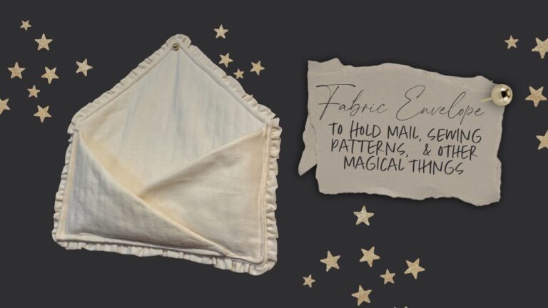 blog post cover fabric envelope pattern family ocmmand center ideas
